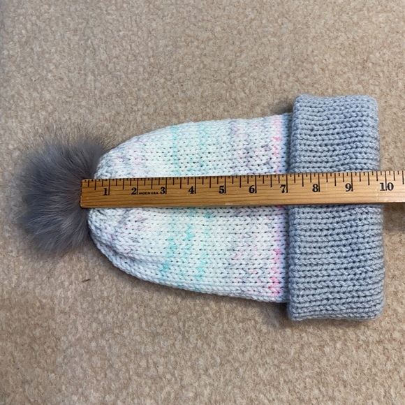 New handmade beanie.Warm double layer knitted winter Hat ❄️☃️ - Picture 2 of 5